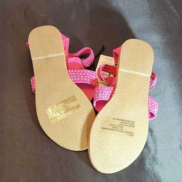 BRAND NEW BOBBIE BROOKS PINK SANDAL - Picture 7 of 12